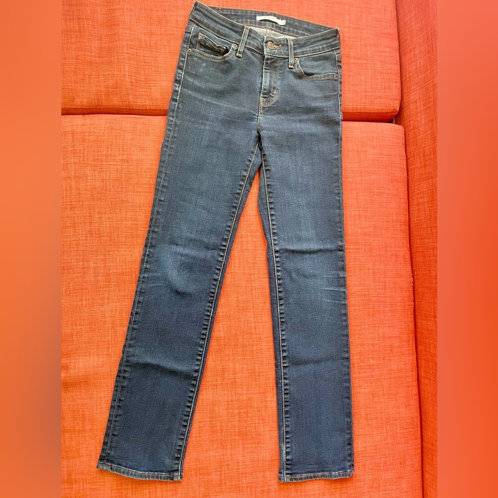 Levis 714 Straight Classic Blue Women's Jeans